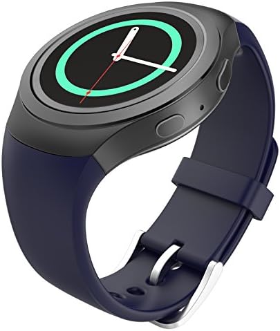 להקת Watch Moko תואמת ל- Samsung Gear S2 Smart Watch, רצועת ספורט רכה החלפת סיליקון, לא Fit S2 Classic,