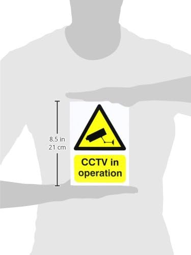 Signslab Sr11221 GN00751R שלט אזהרה CCTV בפעולה, A5, PVC