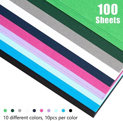 Shindel 100 Sheets נייר בנייה במשקל כבד ו -150 גיליונות נייר בנייה במשקל כבד