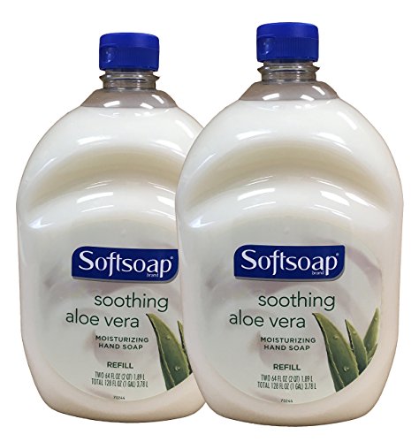 Softsoap סבון יד מרגיע אלוורה ורה לחות למילוי סבון יד 64 fl oz