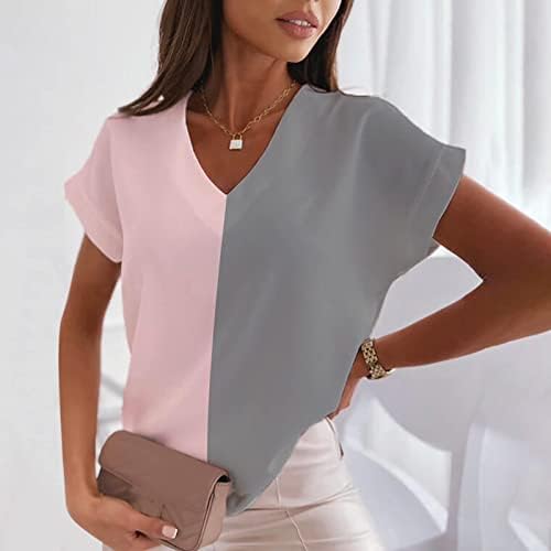 שיפוע קצר שרוול קיץ טרנדי מקרית בסיסי חולצות כיכר צוואר לנשימה בתוספת גודל חולצות לנשים