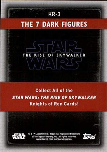 2020 Topps מלחמת הכוכבים עלייה של Skywalker Series 2 האבירים של Ren KR-3