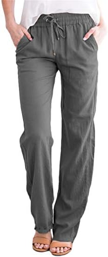 מכנסי טרנינג יוגה לנשים מכנסי טרנינג רגל רחבים מכנסי טרקלין רגל רחבים מכנסיים רצועות משוררות עם
