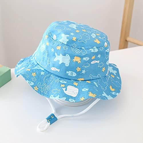 דלי שמש כובע לילדים, קיץ חיצוני הגנת תינוק שמש כובע עד50 + דיג כובע עם מתכוונן