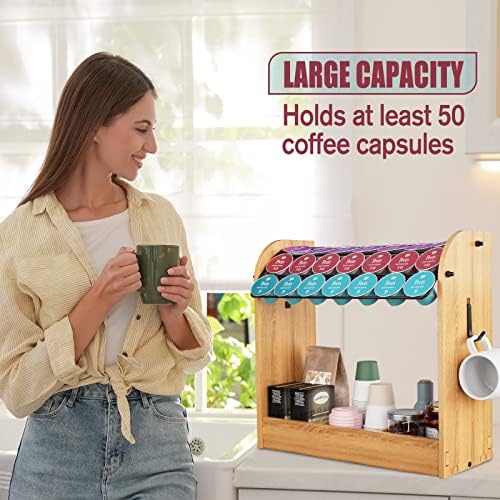 קפה תרמיל מחזיק קפה בר אביזרי וכוס אחסון ארגונית לחסוך מקום לבית משרד מטבח