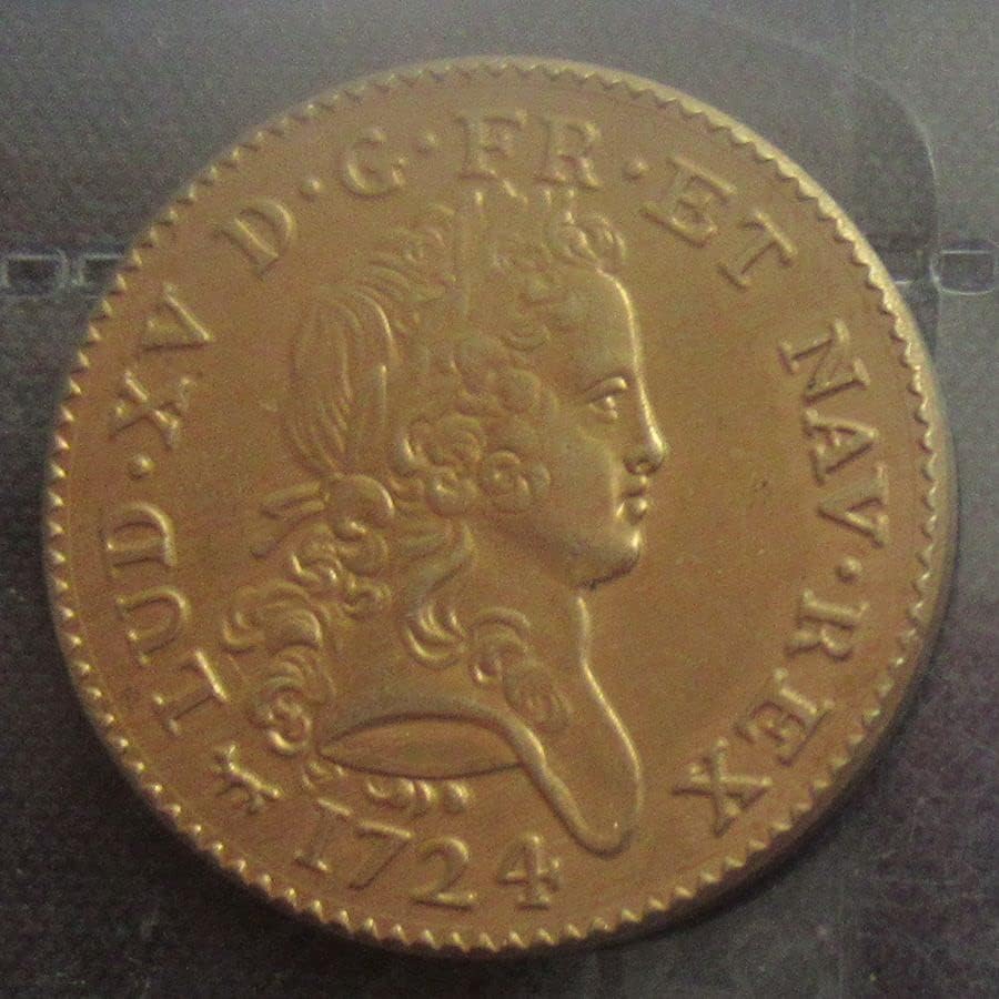 1723, 1724 מטבעות זיכרון מצופים זהב מצופה זהב