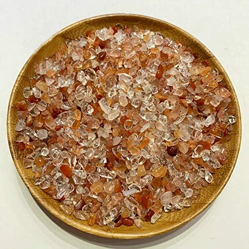 Binnanfang AC216 50G 2-4 ממ אדום טבעי קוורץ קריסטל אבני גביש דגימת קישוט מינרלים דגימה אבנים טבעיות ומינרלים