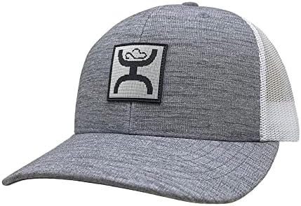 כובע סנאפבק מתכוונן עם 6 פאנל אפור / לבן