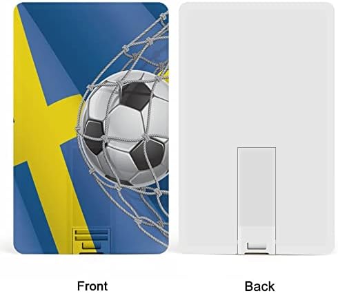 שער כדורגל ושוודיה דגל אשראי בכרטיס בנק USB כונן פלאש נייד זיכרון נייד כונן אחסון מפתח 32 גרם