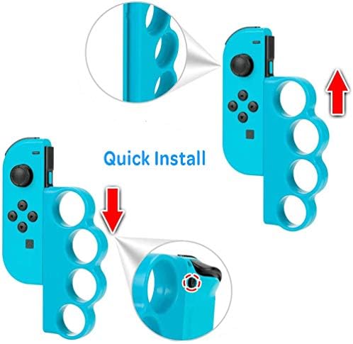 ערכת אחיזה RGEEK תואמת את משחק האגרוף של Nintendo Switch Controller Fitness, ידית נוחות לילדים