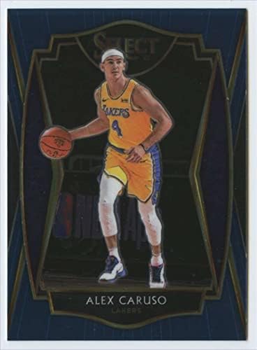 2020-21 פאניני בחר כחול 145 אלכס קארוסו ברמה ראשונה לוס אנג'לס לייקרס NBA כרטיס מסחר בכדורסל