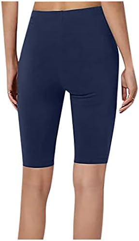 מכנסי קאפרי לנשים באורך הברך מכנסי יוגה קפרי נמתחים אימון חדר כושר חותלות חותלות בקרת בטן מכנסיים