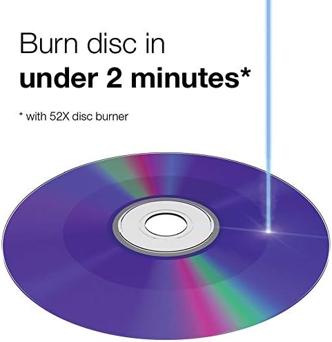 תקליטורים ריקים מילוליים 700 מגהבייט 80 דקות דיסק לצריבה פי 52 לנתונים ומוזיקה-אריזה ללא תסכול ציר 100 יחידות