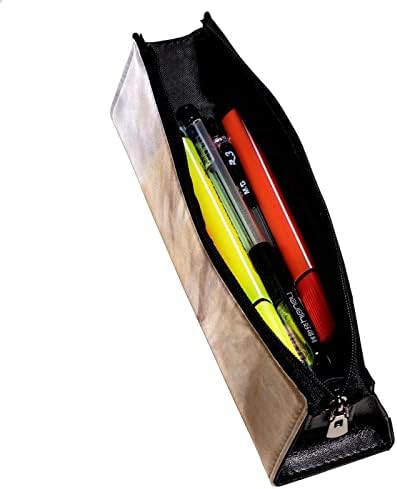 מארז עיפרון Guerotkr, כיס עיפרון, תיק עיפרון, אסתטיקה של עפרון, דפוס בעלי חיים של כלב חום