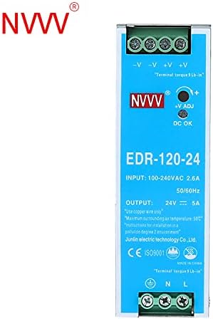 NVVV EDR-120-20-24 120W 24VDC 5AMP DIN RAIL APPEARS