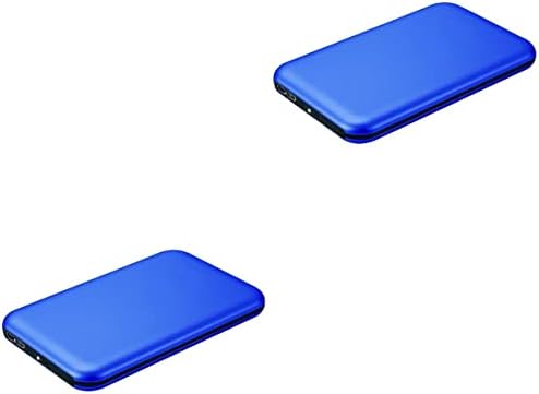 2 יחידות בית אינץ כונן מקרה אחסון נייד חיצוני מארז צבע בטוח עבור דיסק קשיח מידע כחול דיסק קשיח שחפת קשה