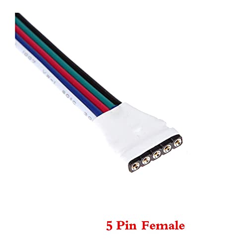 4pin 5pin LED LED RGB RGBW מחבר אור מחבר אור זכר ונקבה שקע תקע חוט כבל לחיבור עבור 5050 RGB RGBW LED רצועת