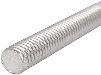 X-DREE M5X160MM 304 נירוסטה קצה כפול קצה הברגה הברגה בורג 10 יחידות (M5X160MM 304 TORNILLO DE TORNILLO