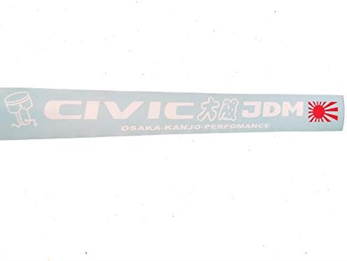 Gy vinyl arts osaka kanjo perfomance Shile Shile Side מדבקות חלון מדבקה מכונית מדבקה JDM עבור Civic