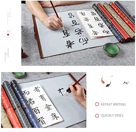Lizealucky לשימוש חוזר כתיבת מים כתיבת מטלית קסמים סינית בד אקו ידידותי לנייר מים קליגרפיה תרגול כלי כתיבה של