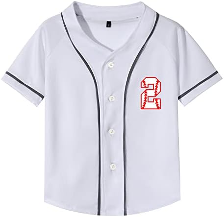יוג 'י איטדורי פעוט ילד יום הולדת חולצה בייסבול ג' רזי ילדים תלבושת 2 3 4 שנה ישן יום הולדת חולצות