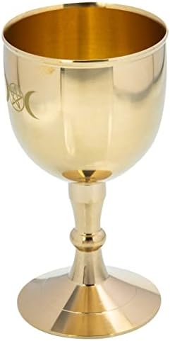 אפרודקו חממה דקור גביע גביע, נחושת מציע כוס דקורטיבי פנטגרם דפוס כוס מתכת יין גביע שתיית כוס טקסי כוס שולחן העבודה