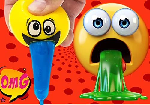 JA-ru Barf-Squishy Stress נוזל בצעצועים מלוכלכים בכדור עם רפש לילדים ומבוגרים. סחיטה מטופשת ומצחיקה צעצועי